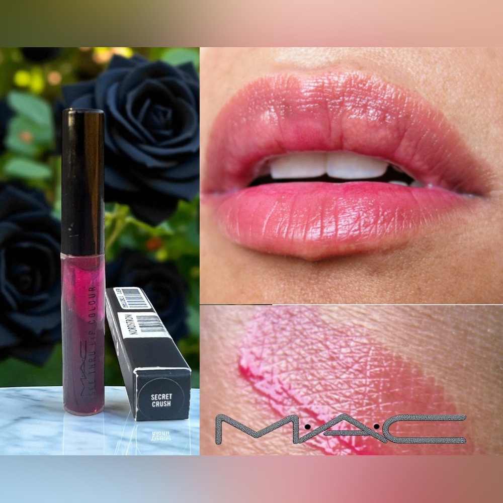 MAC SECRET CRUSH See Thru Lip Colour. LIMITED EDITION. NEW IN BOX.